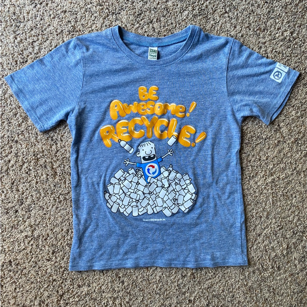 Kids size M 10 Diary of a wimpy kid t-shirt
